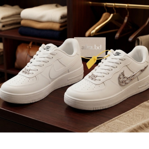 NIKF Premium White Sneakers-Special Edition
