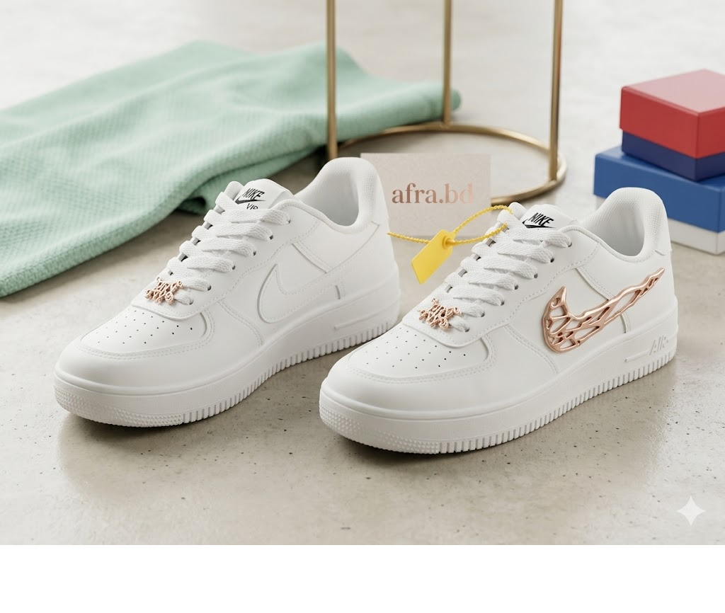 NIKF Premium White Sneakers-Special Edition - Image 2
